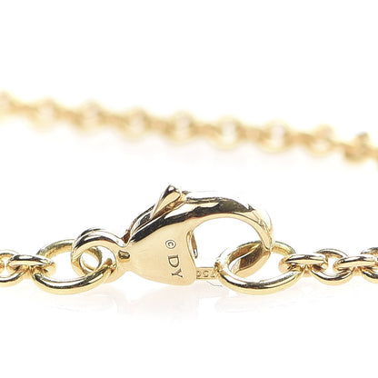 David Yurman 18K Yellow Gold Diamond Belmont Single Station Bracelet 4 of 5