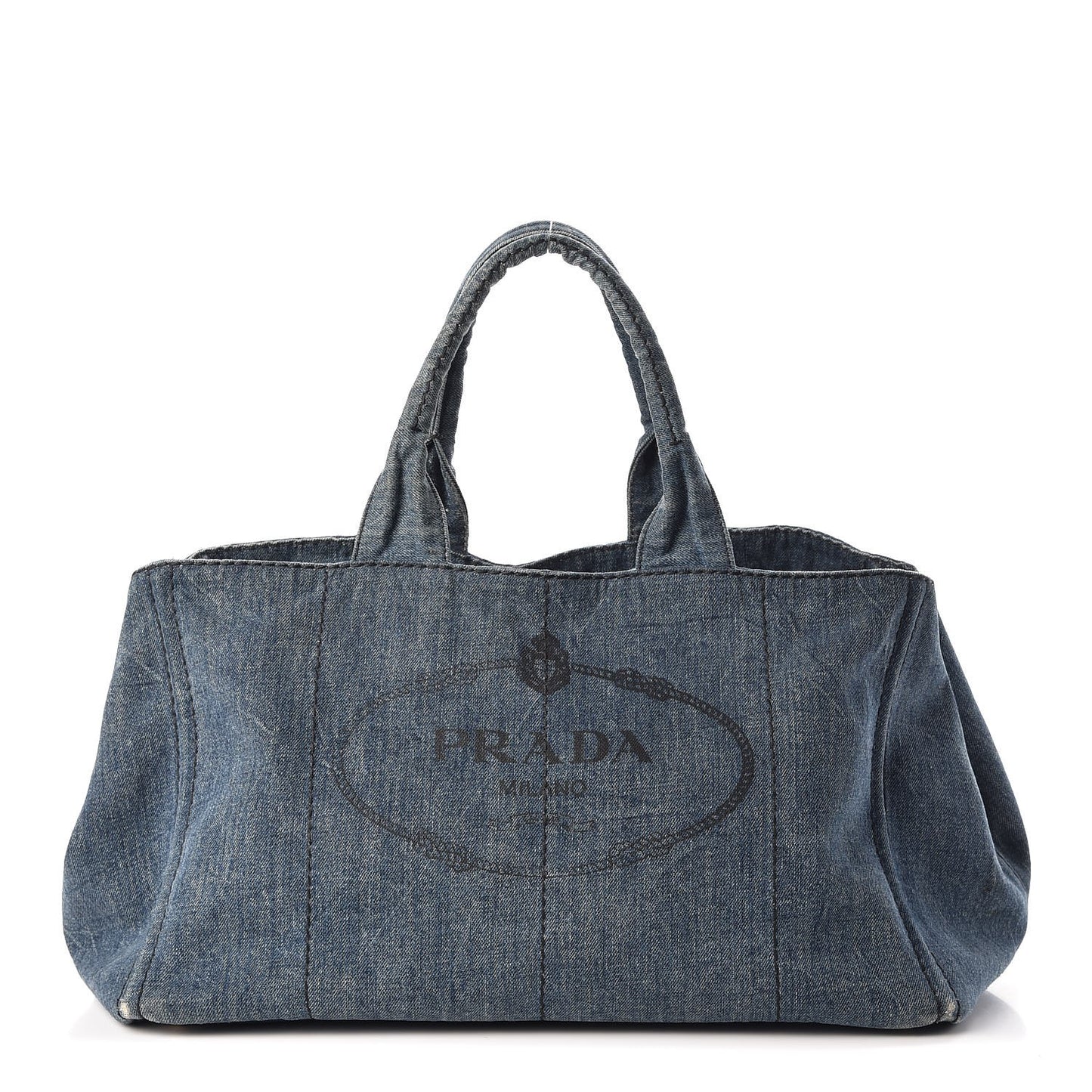 Denim Logo Tote