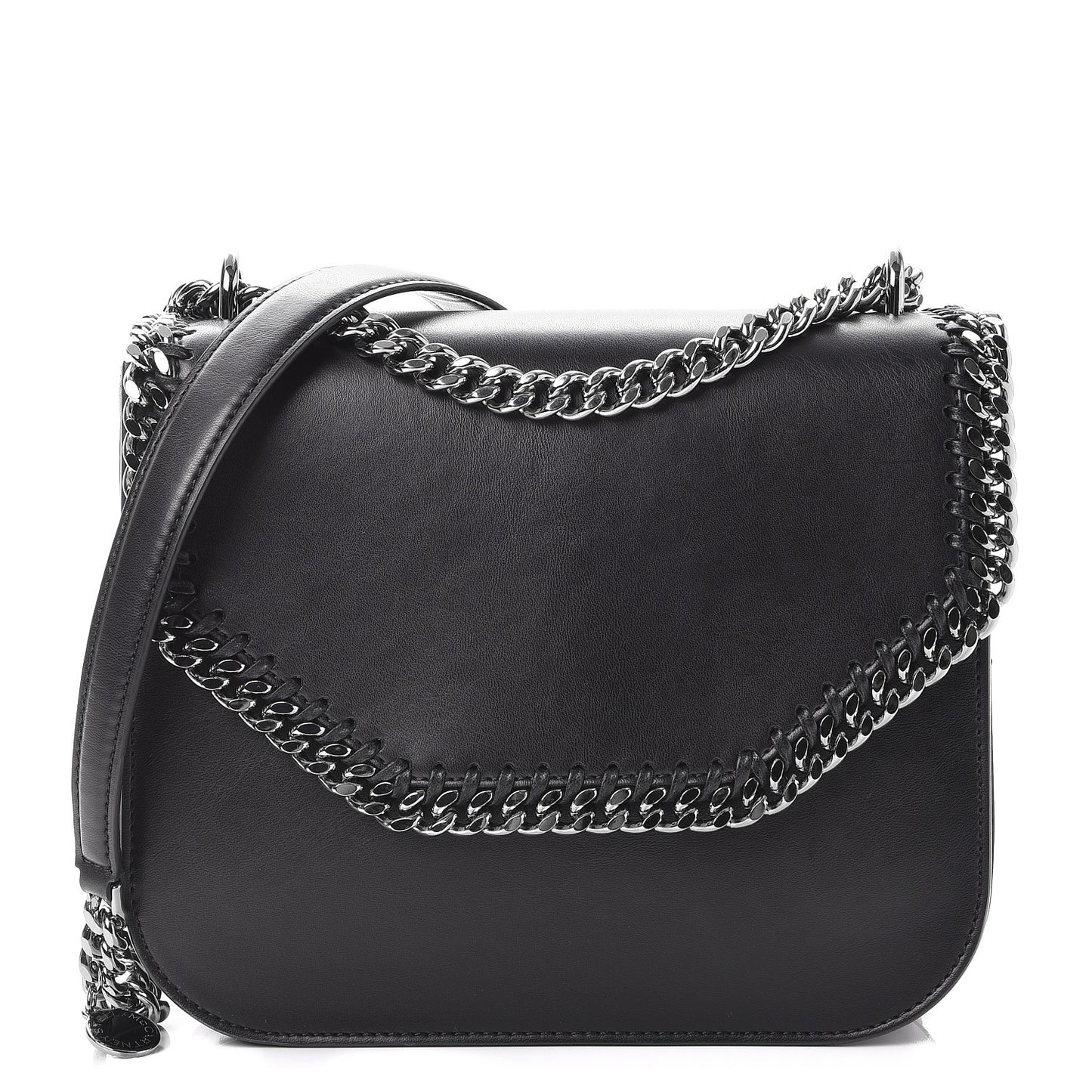 Eco Alter Nappa Falabella Box Shoulder Bag Black