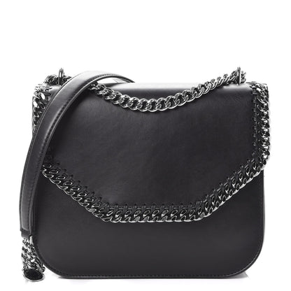 Stella McCartney Eco Alter Nappa Falabella Box Shoulder Bag Black 1 of 9