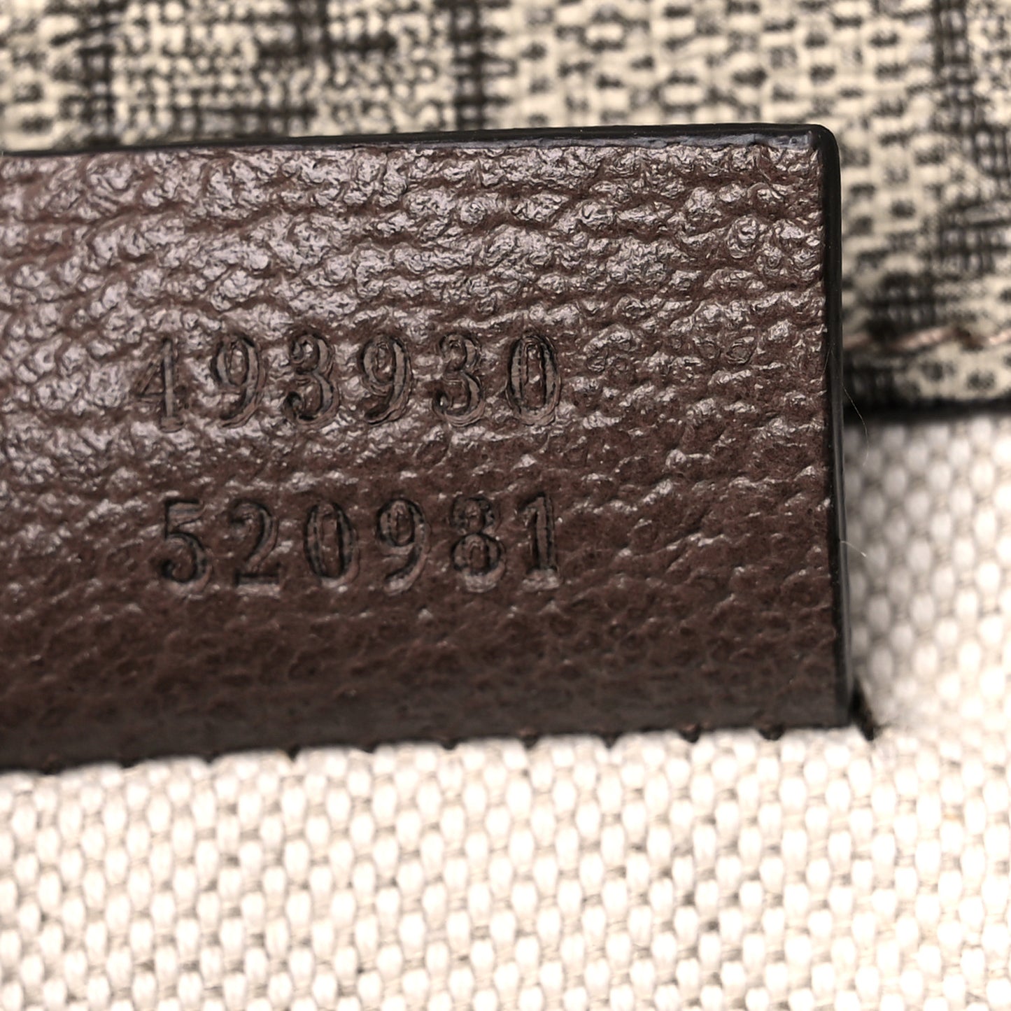 GG Supreme Monogram Neo Vintage Web Belt Bag Brown