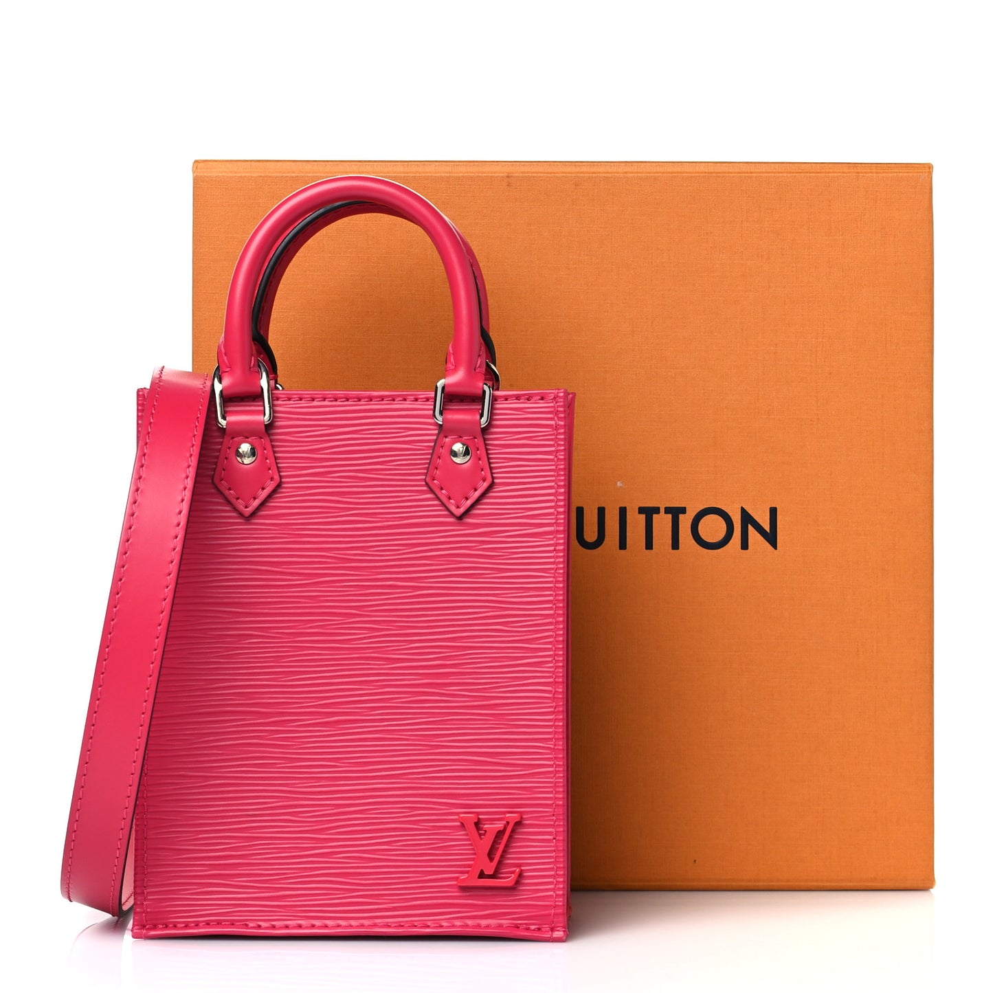 Epi Petit Sac Plat Rose Pondicherry
