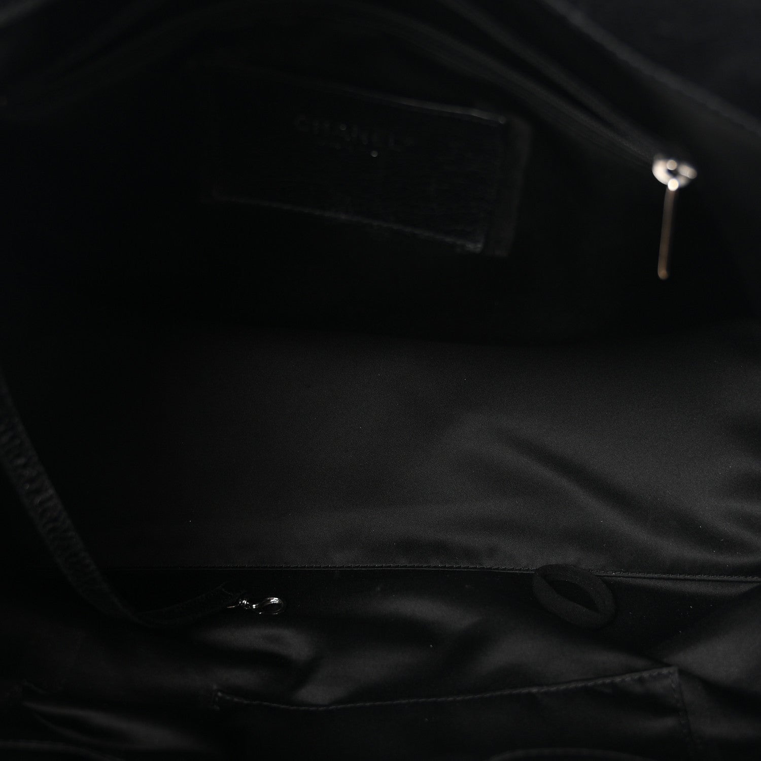 Chanel Glazed Calfskin Large On The Road Large Frame Tote Black 5 of 11