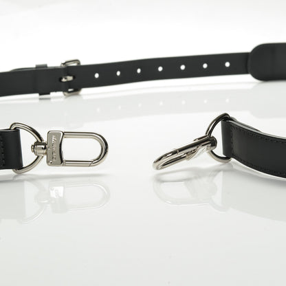 Louis Vuitton Calfskin Keepall Bandouliere Adjustable Shoulder Strap Black 5 of 5
