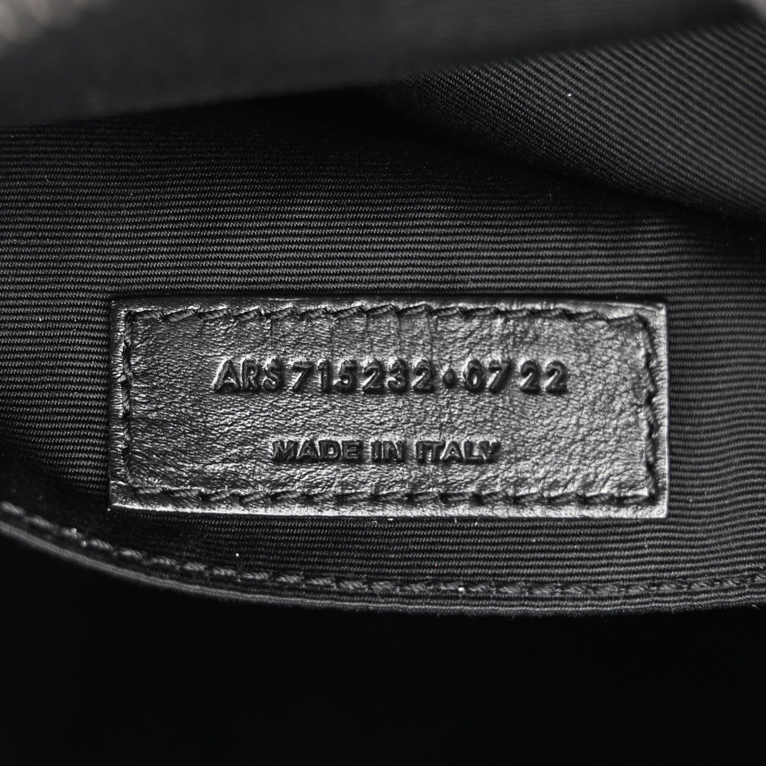 Saint Laurent Calfskin Matelasse Monogram Monochrome Lou Camera Bag Black 7 of 10