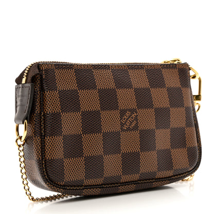 Louis Vuitton Damier Ebene Mini Pochette Accessories 3 of 7