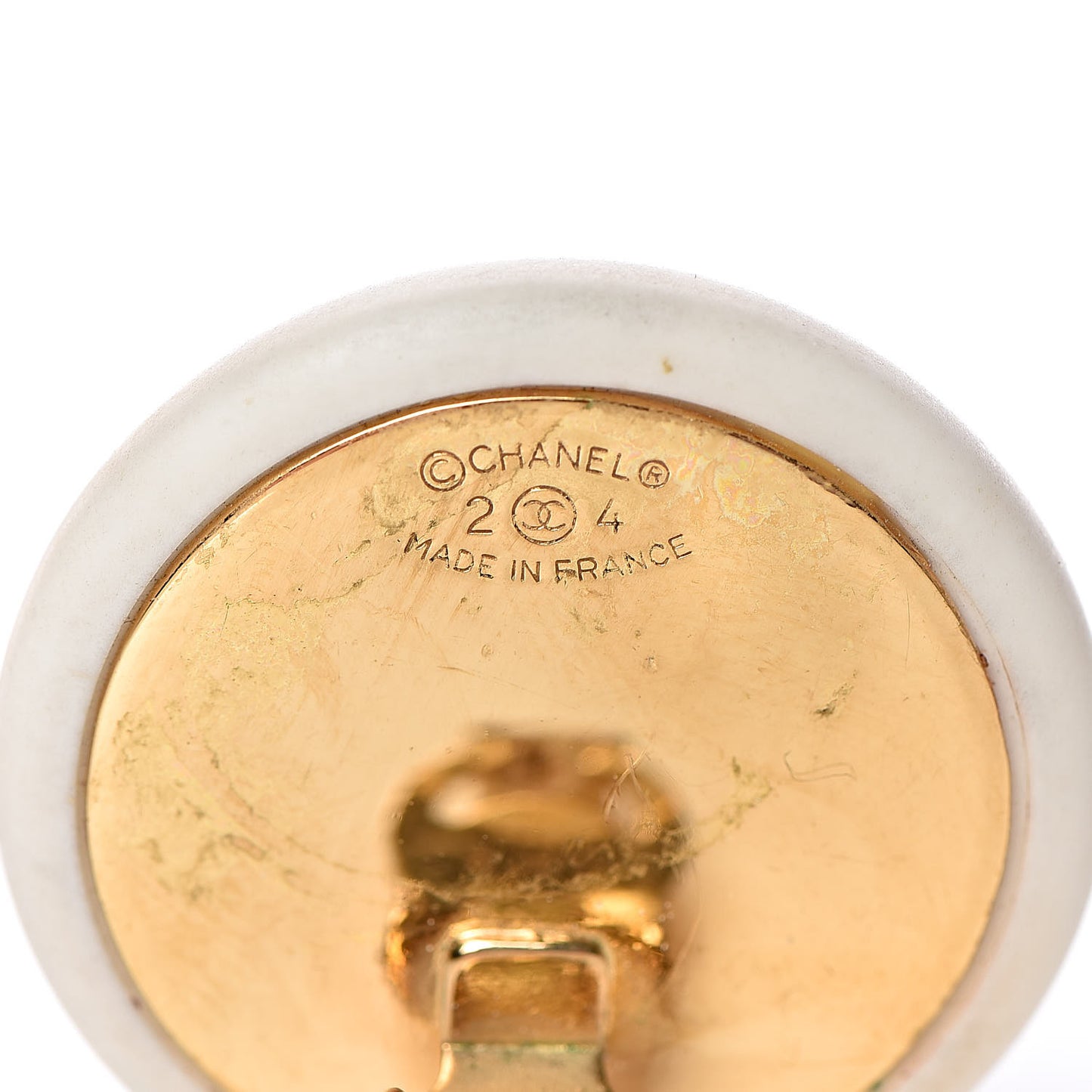 CC Clip On Earrings Gold