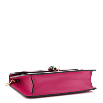 Bulgari Calfskin Serpenti Forever Crossbody Bag Pink 5 of 10