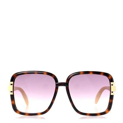 Gucci Acetate Interlocking G Square Sunglasses GG1066S Tortoise 2 of 9
