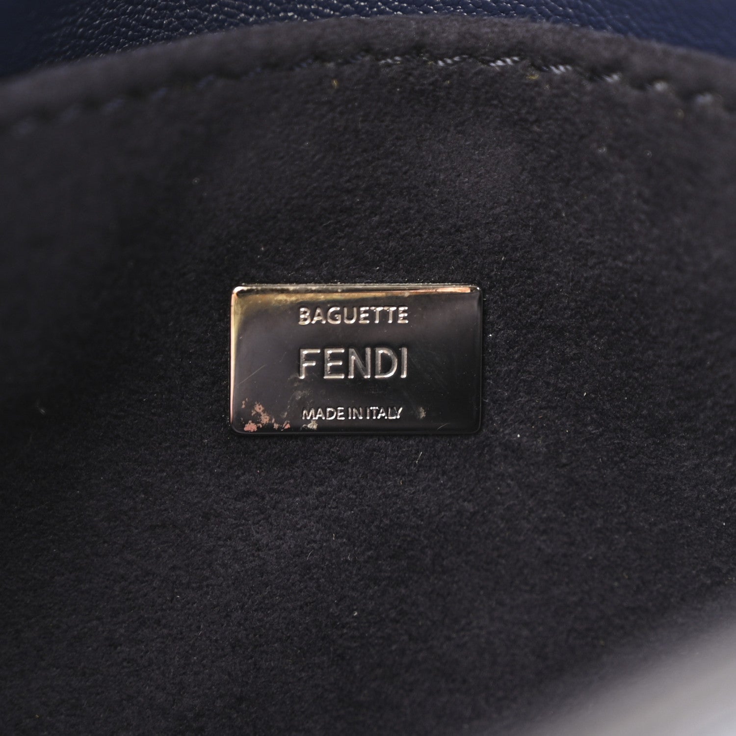Fendi Nappa Fox Faces Fringe Micro Baguette Black Multicolor 7 of 15