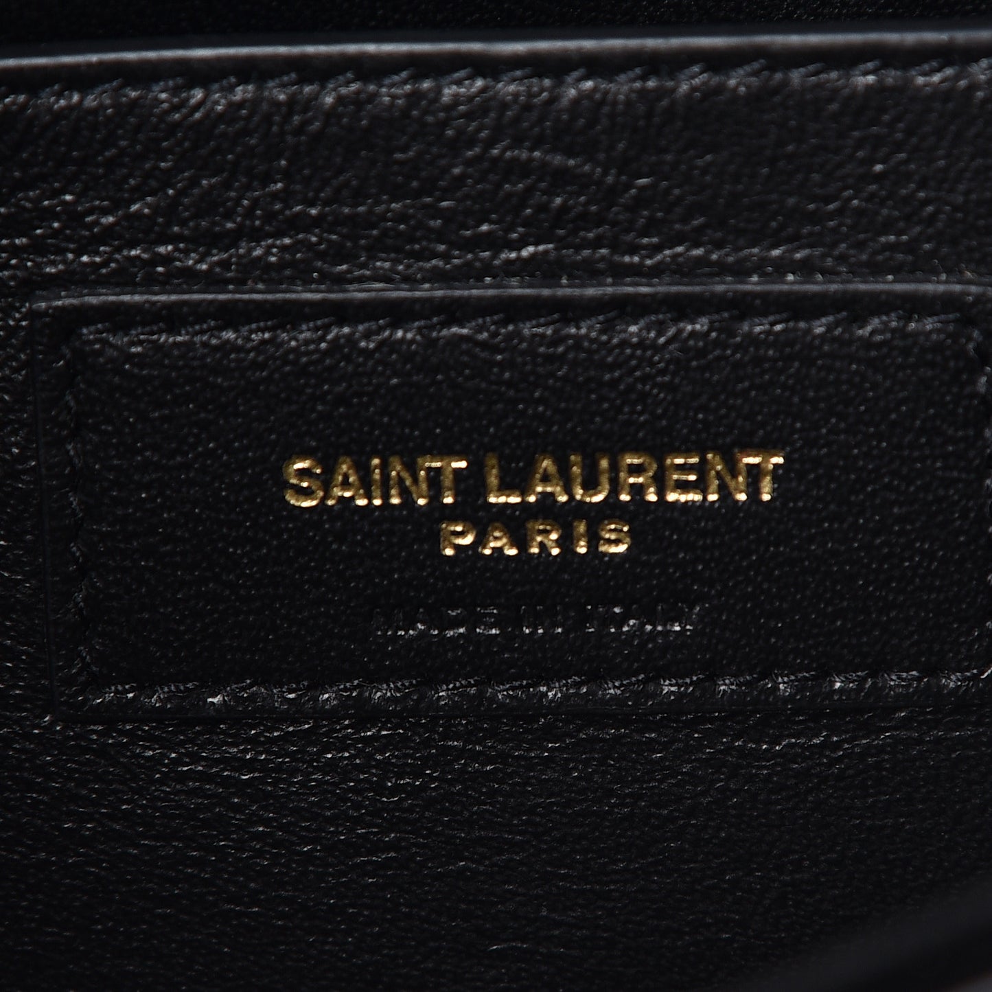 Patent Calfskin Matelasse Monogram Medium Vicky Chain Bag Black