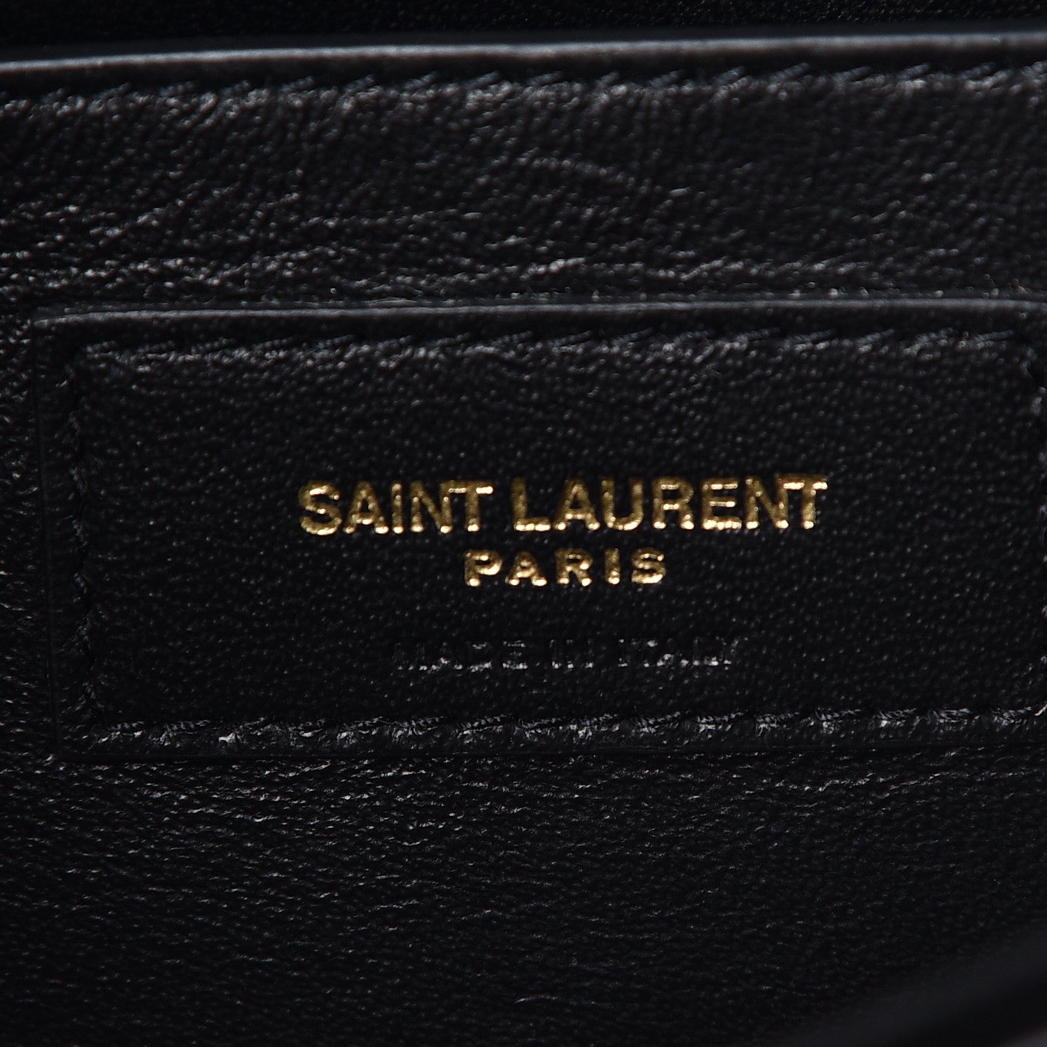 Saint Laurent Patent Calfskin Matelasse Monogram Medium Vicky Chain Bag Black 9 of 10