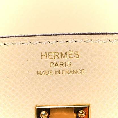 Hermes Epsom Birkin Sellier 25 Nata 6 of 12