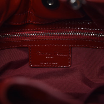 Christian Dior Patent Cannage Medium Le Trente Tote Red 8 of 10