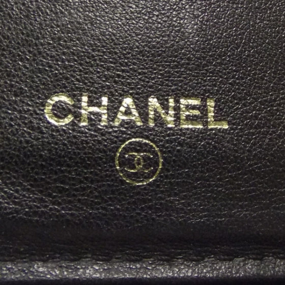 Chanel Caviar Zip Around Wallet Black 8 of 11