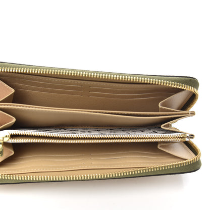 Louis Vuitton Monogram Giant Zippy Wallet Kaki White 5 of 8