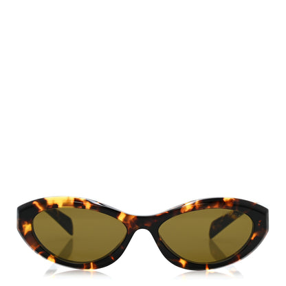 Prada Acetate Oval Sunglasses SPR 26Z Tortoise 2 of 8
