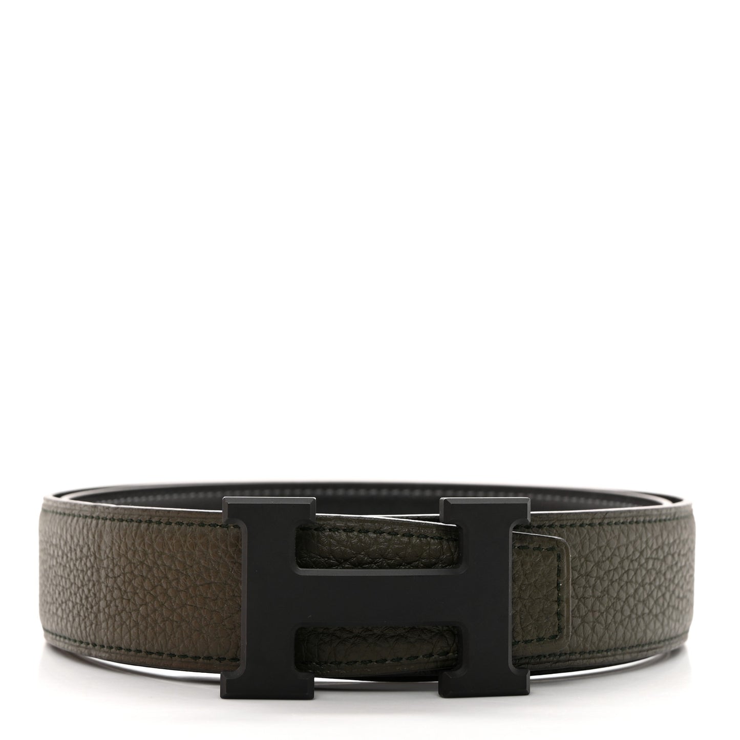 Box Togo PVD Plated 32mm H Belt 80 Plomb Vert De Gris