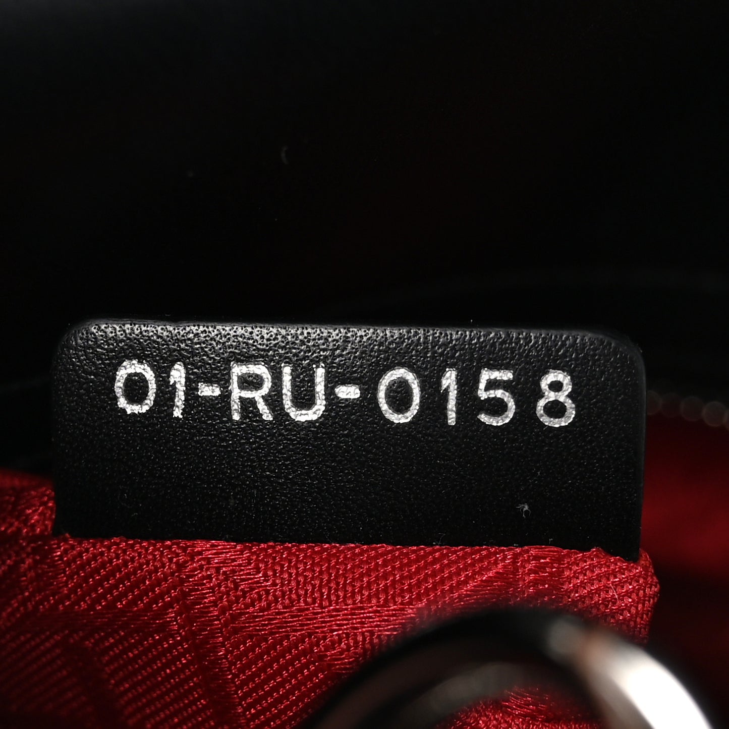 Lambskin Cannage Small Lucky Badges My Lady Dior Black