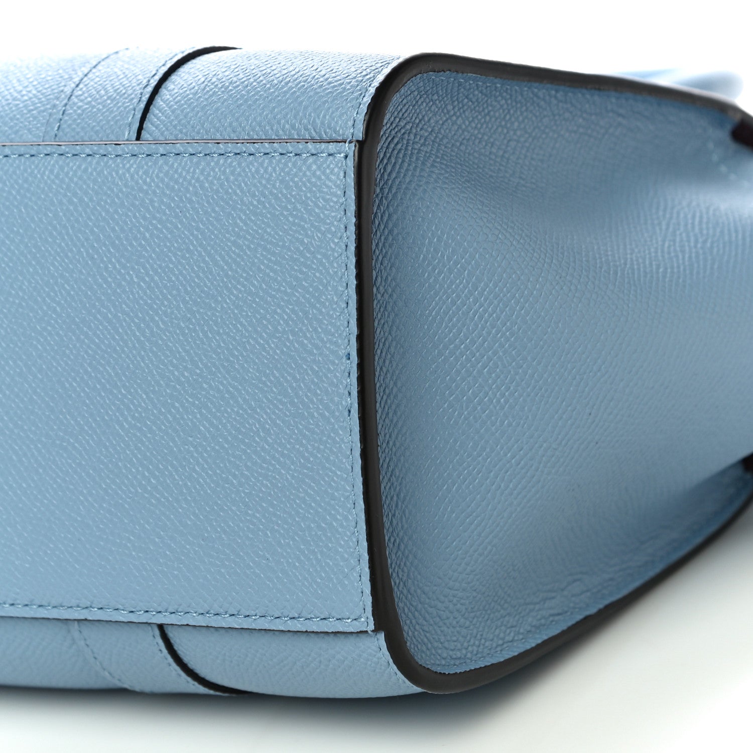 Mulberry Small Classic Grain Mini Zipped Bayswater Pale Slate 9 of 9