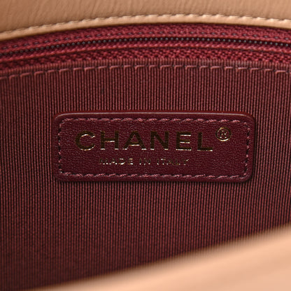 Chanel Sheepskin Quilted Vintage Mademoiselle Flap Beige 6 of 10