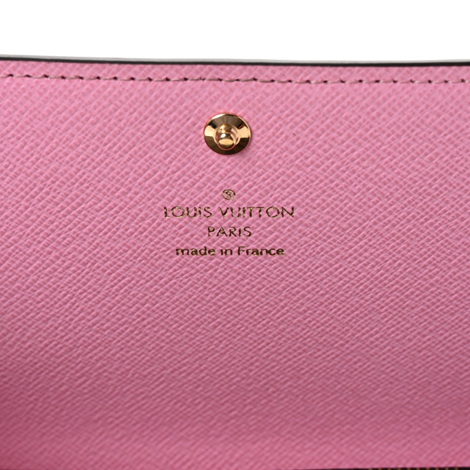 Louis Vuitton Damier Ebene 2023 Christmas Animation Ice Skating Sarah Wallet Pink 6 of 7