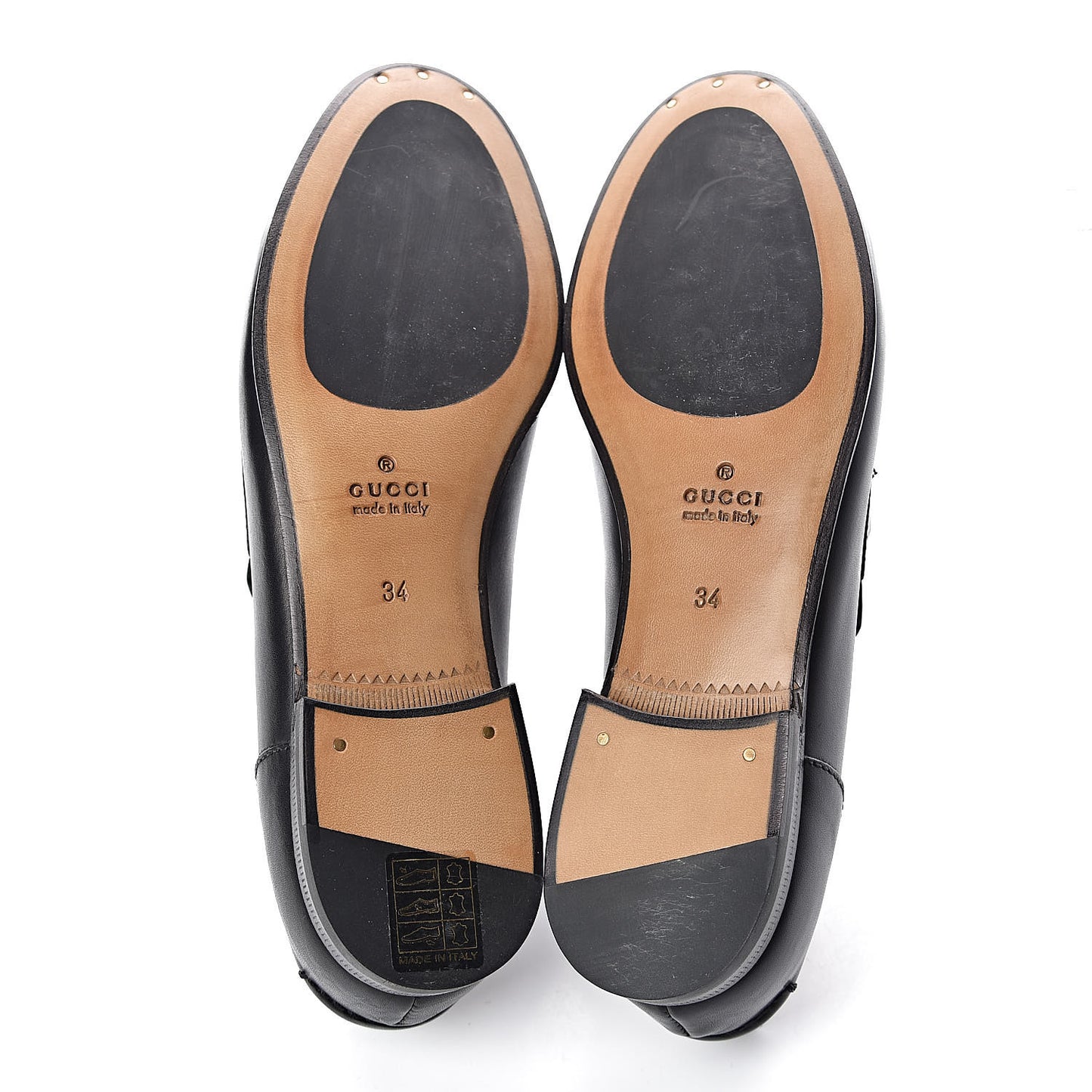 Calfskin Womens Jordaan Loafers 34 Black