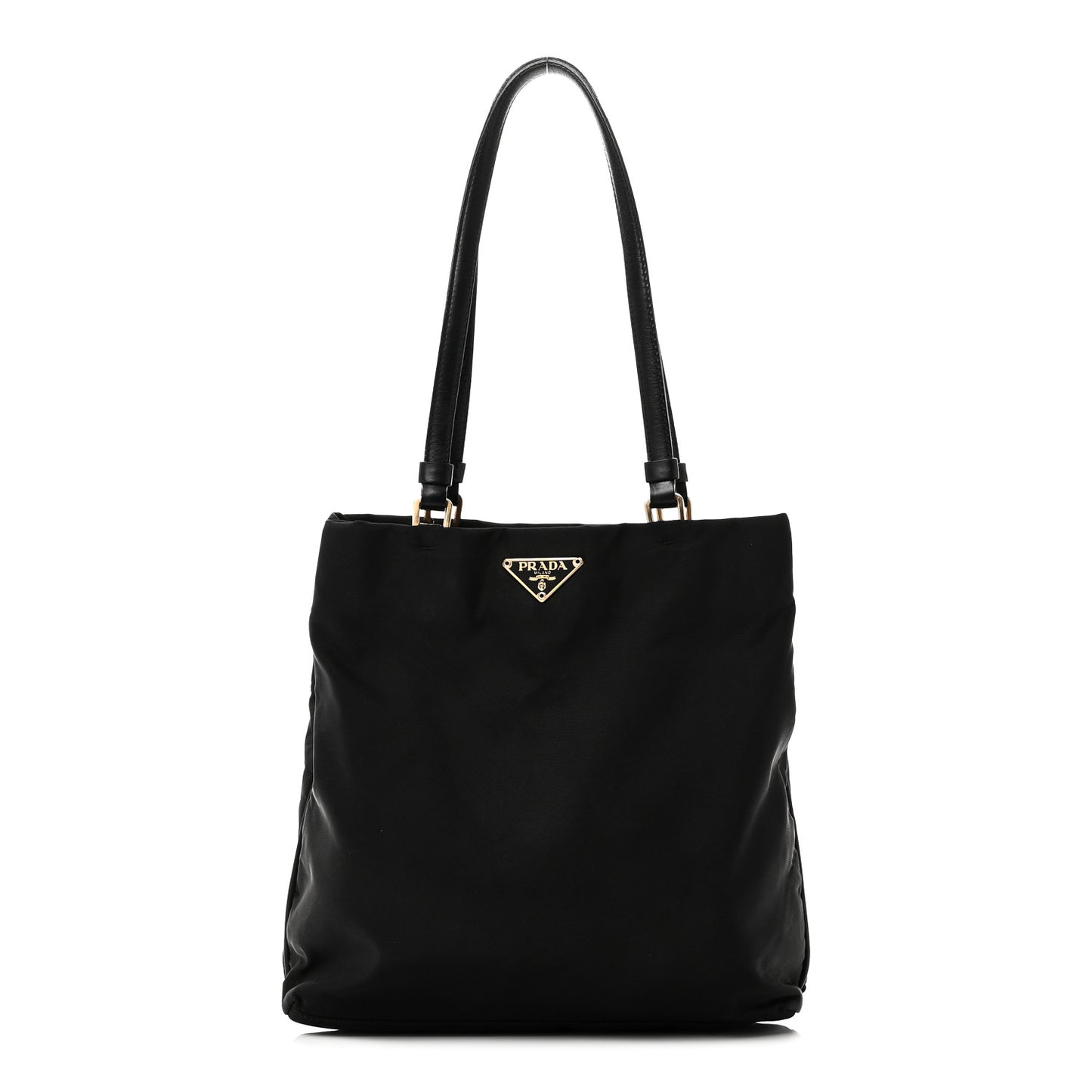 Tessuto Nylon Saffiano Tote Black
