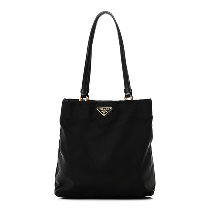 Prada Tessuto Nylon Saffiano Tote Black 1 of 9