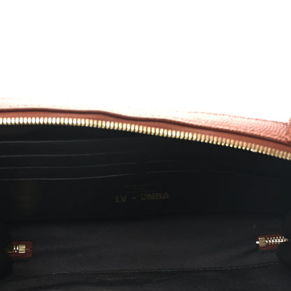 Louis Vuitton X NBA Monogram Embossed Ball Grain Cowhide Soft Trunk Wallet Brown 5 of 9