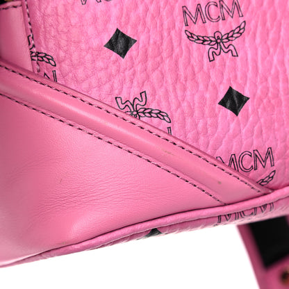MCM Visetos Small Duke Backpack Pink 10 of 16