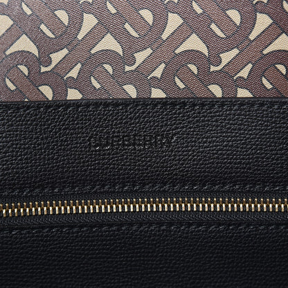 Burberry Calfskin TB Motif Embossed Tote Black 5 of 8