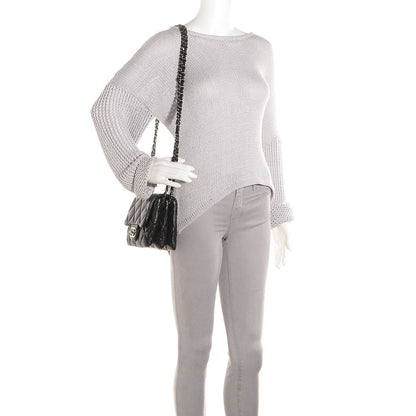 Chanel Lambskin Quilted Mini Chanel 3 Flap Black 2 of 9