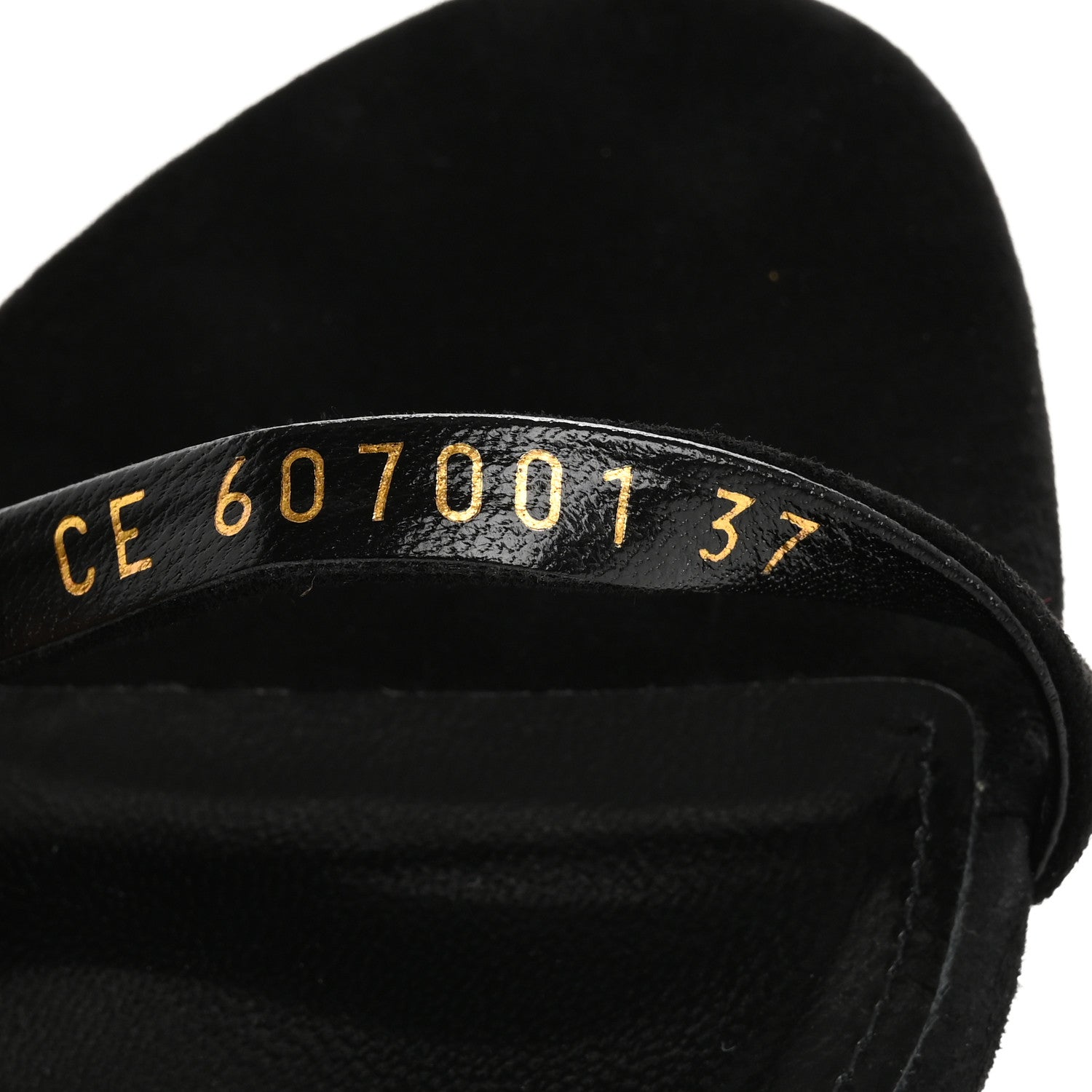 Saint Laurent Suede Lila Wedge Sandals 37 Black 9 of 10