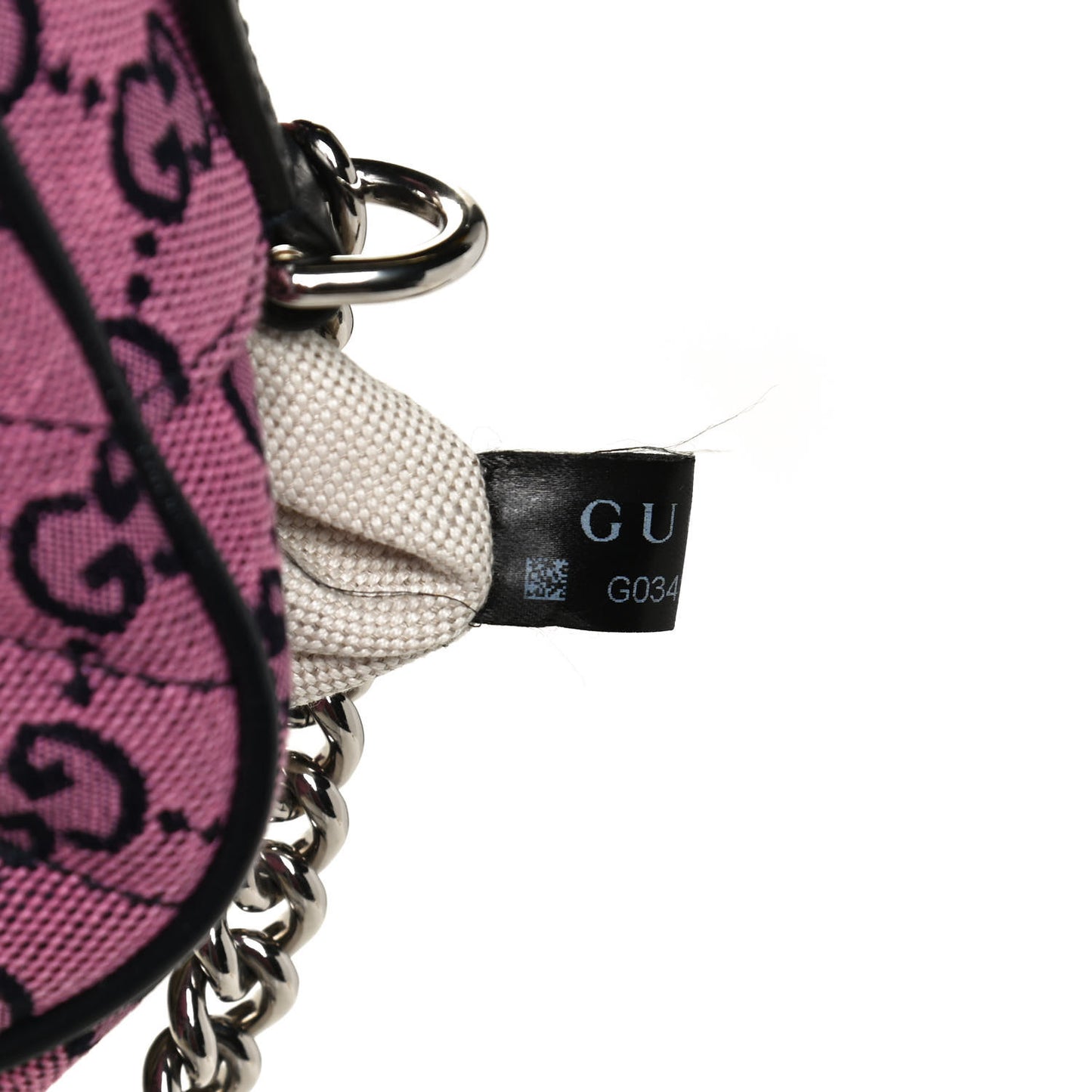 Monogram Multicolor Matelasse Diagonal Small GG Marmont Chain Shoulder Bag Pink Blue