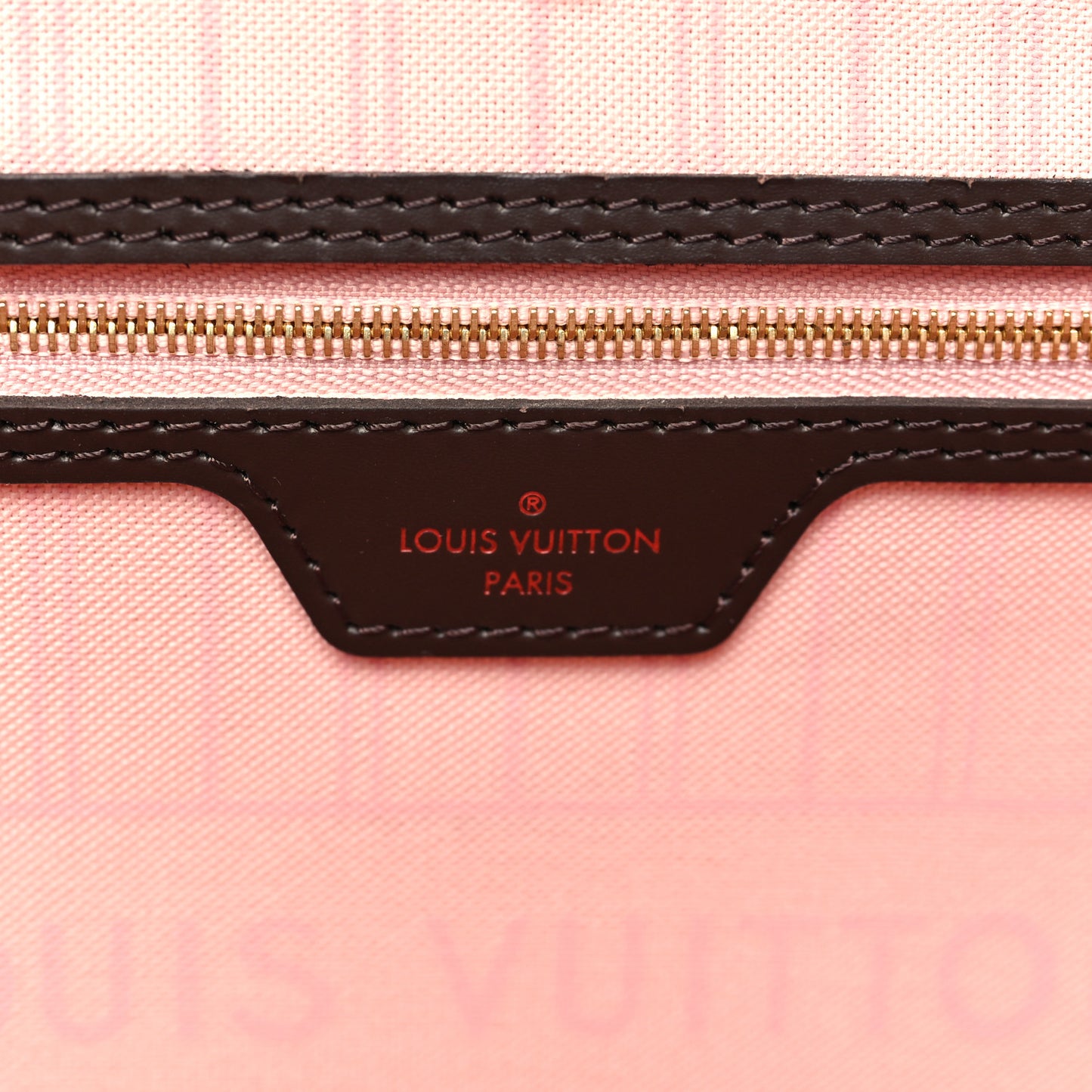 Damier Ebene Neo Neverfull MM Rose Ballerine