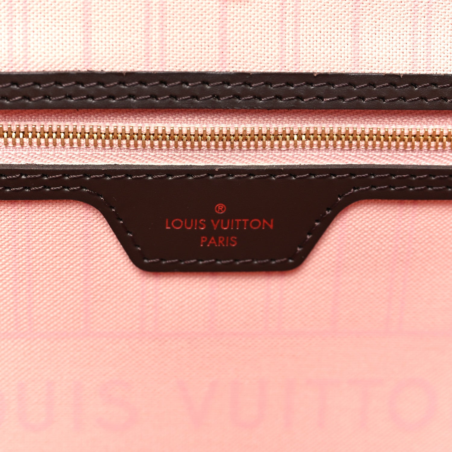 Louis Vuitton Damier Ebene Neo Neverfull MM Rose Ballerine 7 of 10