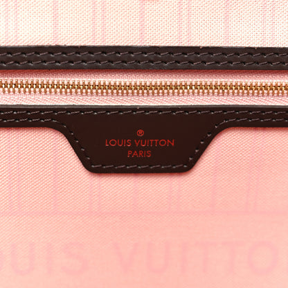 Louis Vuitton Damier Ebene Neo Neverfull MM Rose Ballerine 7 of 10