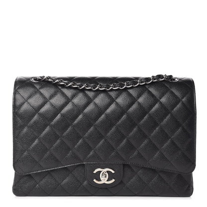 Chanel Caviar Quilted Maxi Double Flap Black 1 of 11