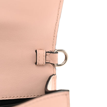 Prada Spazzolato Soft Calf Cahier Chain Wristlet Clutch Pesca 12 of 15