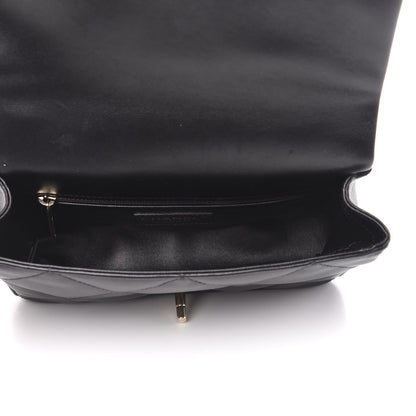 Chanel Lambskin Quilted Small Easy Carry Flap Black 5 of 12