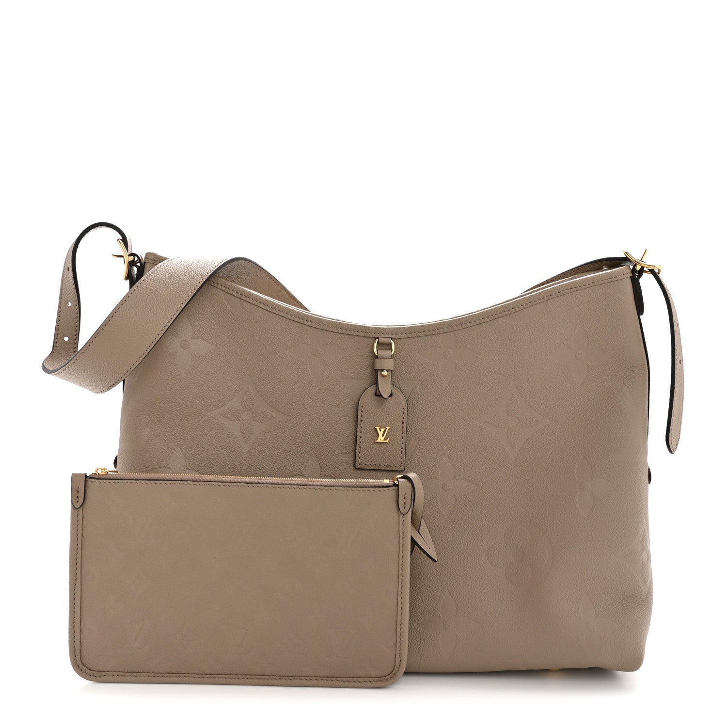 Louis Vuitton LOUIS VUITTON Empreinte Monogram Giant Carryall MM Tourterelle Tourterelle 3 of 12