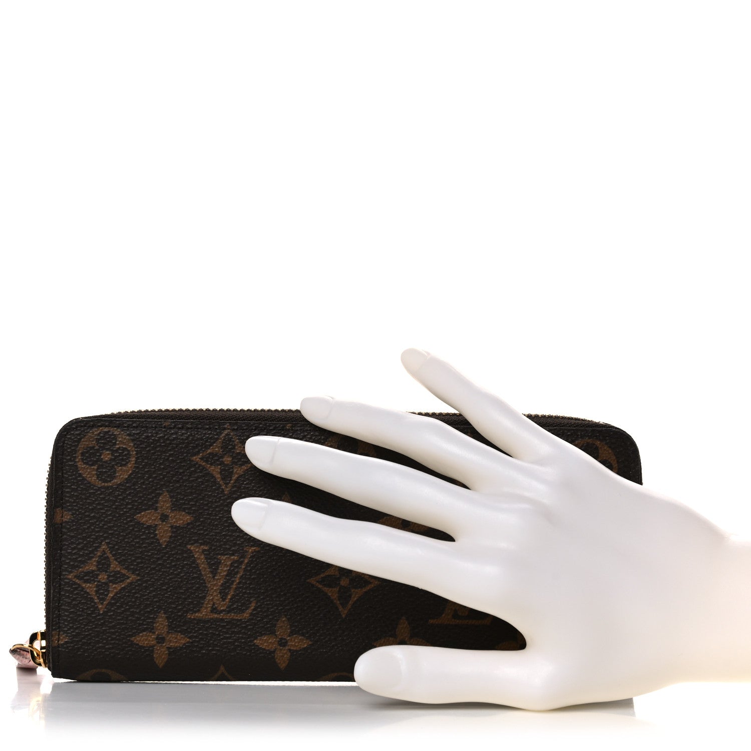 Louis Vuitton Monogram Clemence Wallet Rose Ballerine 2 of 17