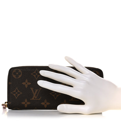 Louis Vuitton Monogram Clemence Wallet Rose Ballerine 2 of 17