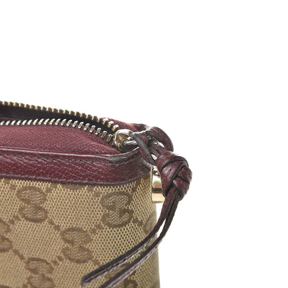 Gucci Monogram Zip Around Wallet Burgundy 8 of 15