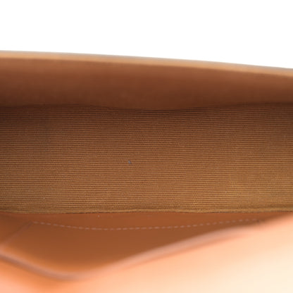 Celine Triomphe Canvas Calfskin Tabou Clutch on Strap Tan 5 of 10