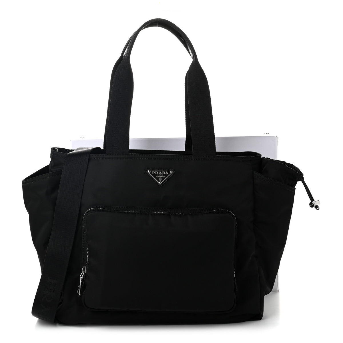 Nylon Vela Baby Bag Black