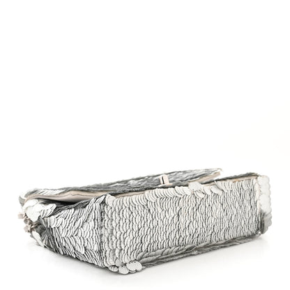 Chanel Sequin Paillette Small Flap Grey 4 of 11