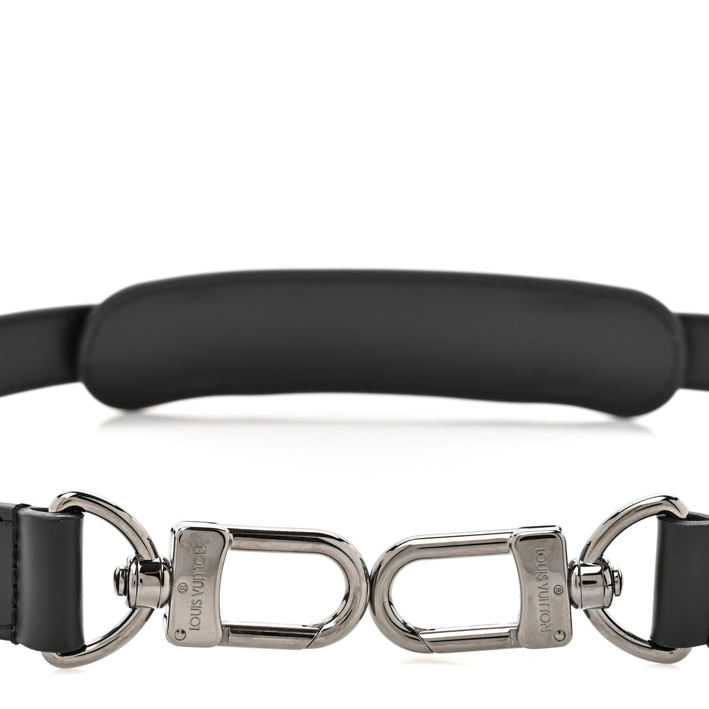 Calfskin Keepall Bandouliere Adjustable Shoulder Strap Black