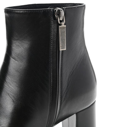 Saint Laurent Nappa Loulou Ankle Zip Boot 36.5 Black 14 of 16